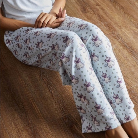 NWT UNICORN DOG & STARS PJ  PANTS - M - Picture 2 of 11